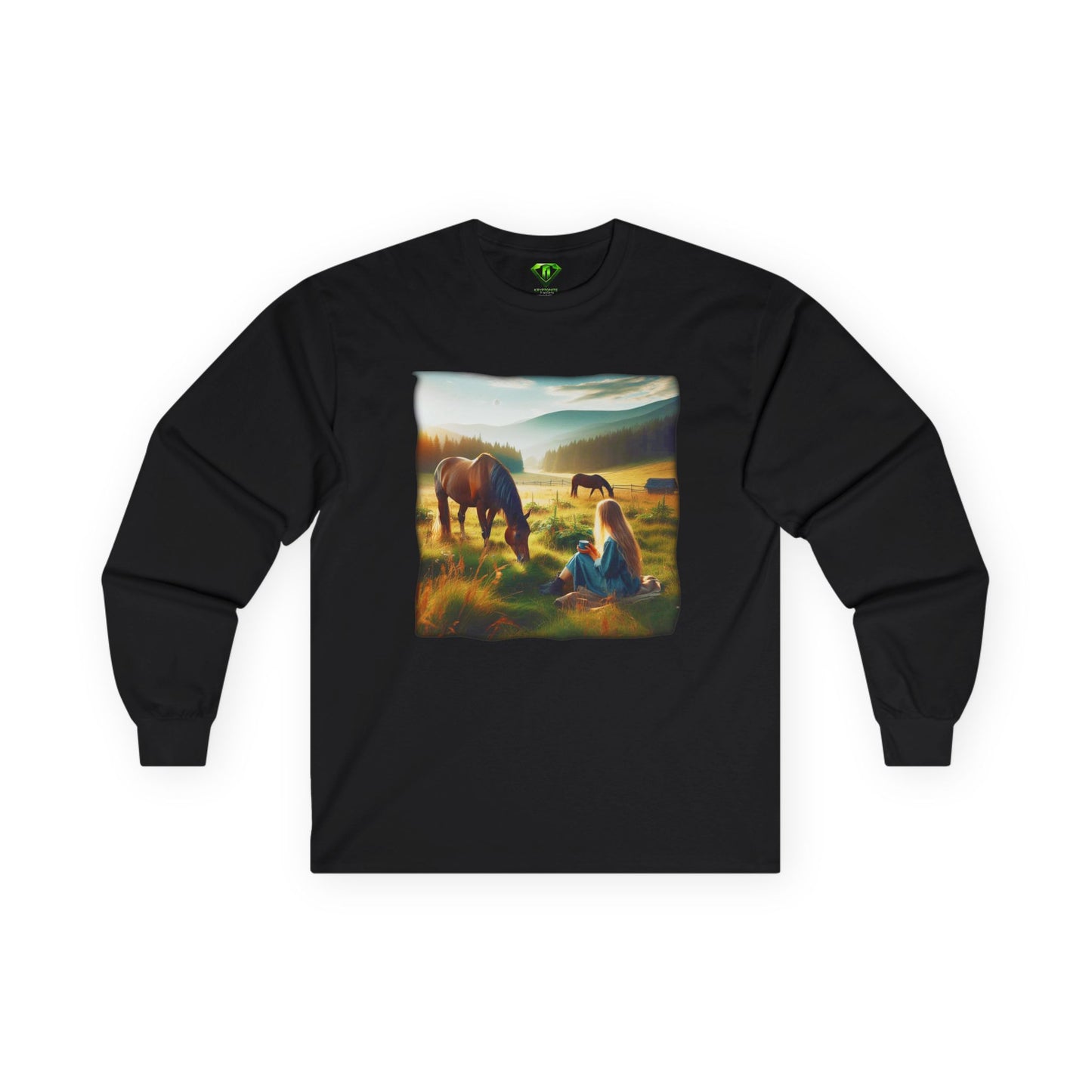 Morning Coffee, Long Sleeve T-shirt, Unisex Tees,