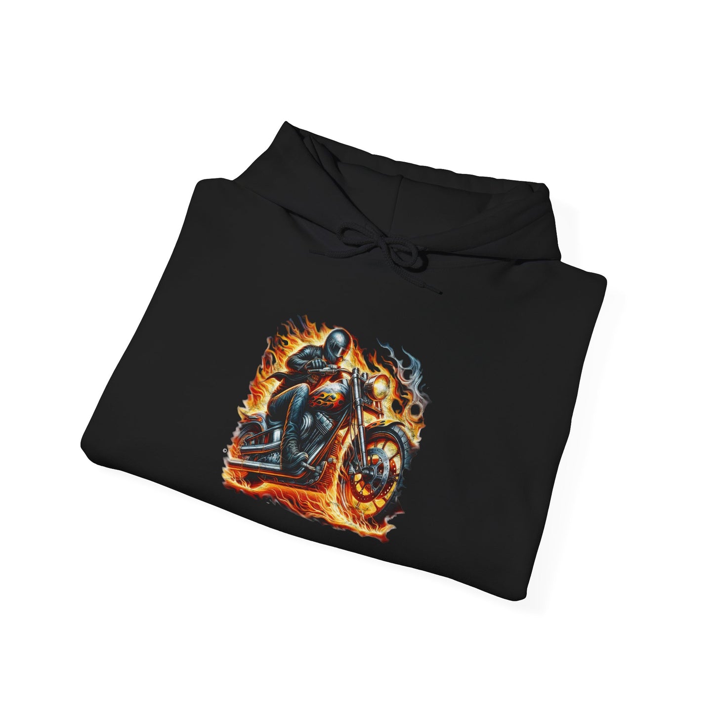 Hot Bike Hoodie, Unisex Gildon Heavy Blend™ Hooded Sweatshirt