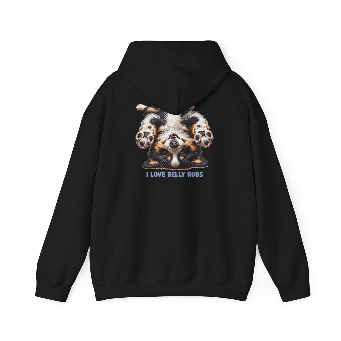 I love Belly Rubs, Unisex Gildon Heavy Blend™ Hooded Sweatshirt