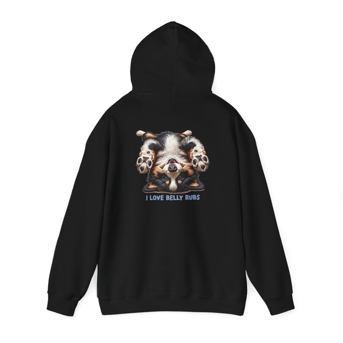 I love Belly Rubs, Unisex Gildon Heavy Blend™ Hooded Sweatshirt