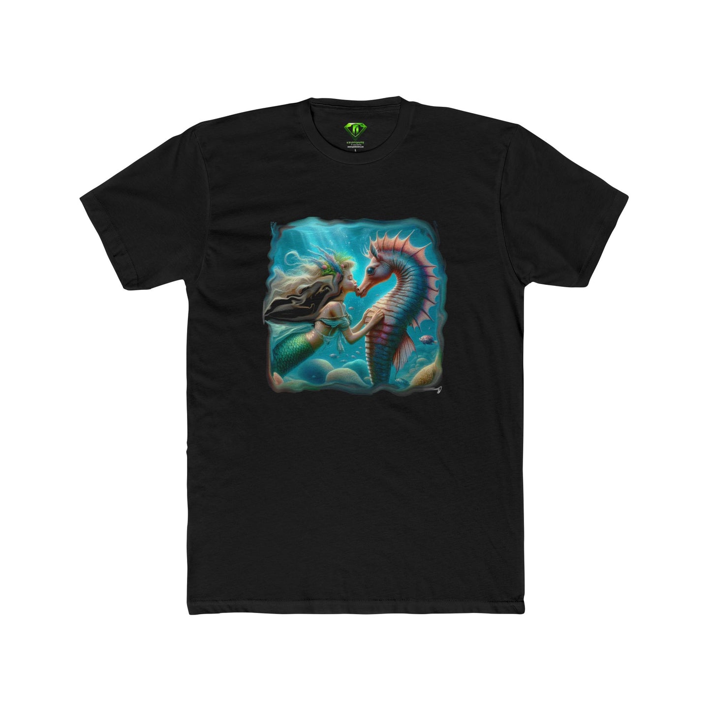 Kissing Seahorse T-shirt, Unisex Tees,