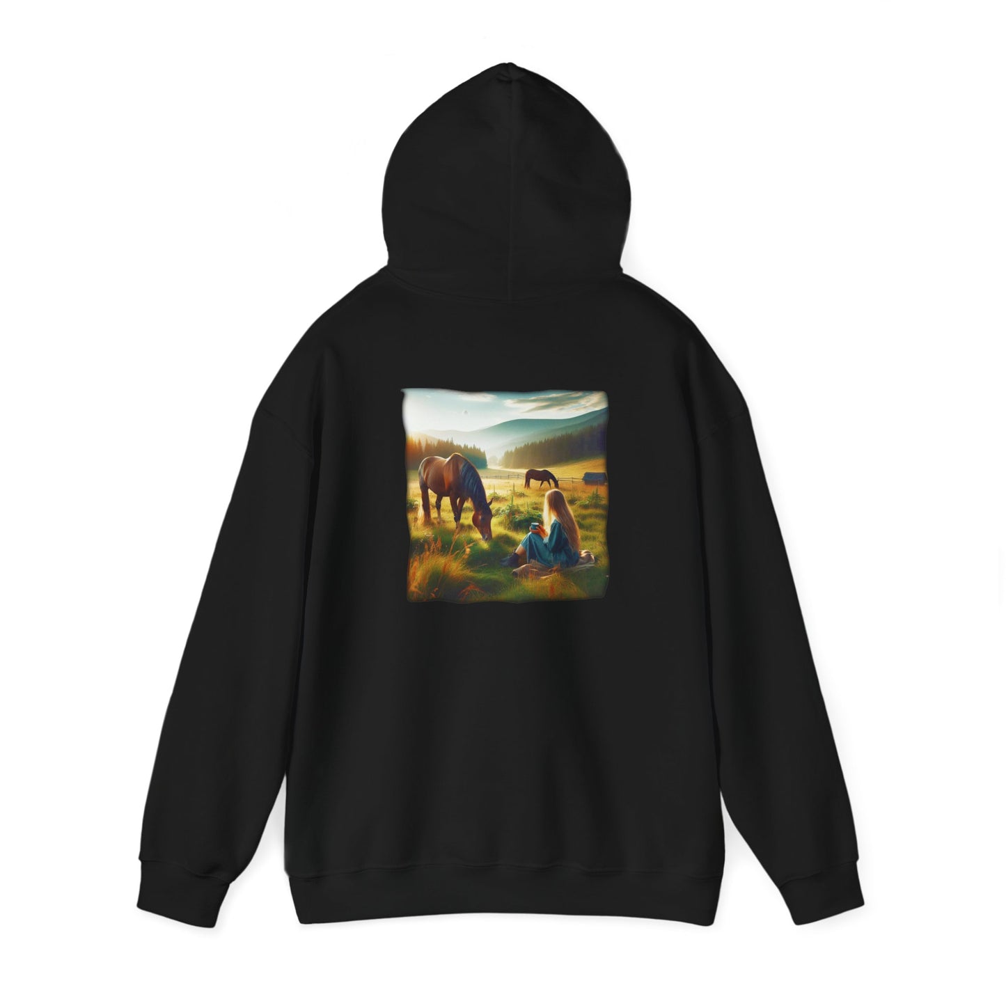 Morning Coffee, Unisex Gildon Heavy Blend™ Hooded Sweatshirt