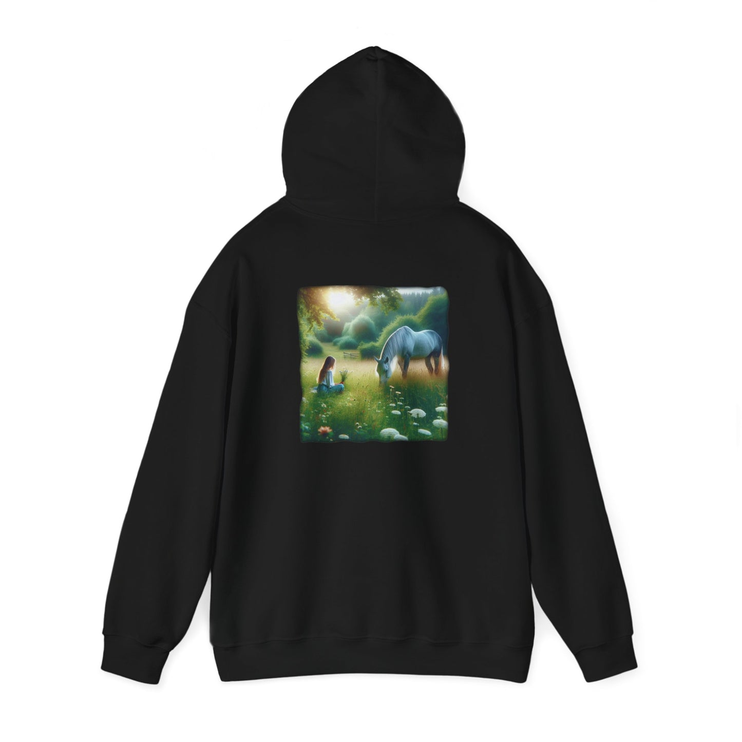 Horse Time, Unisex Gildon Heavy Blend™ Hooded Sweatshirt