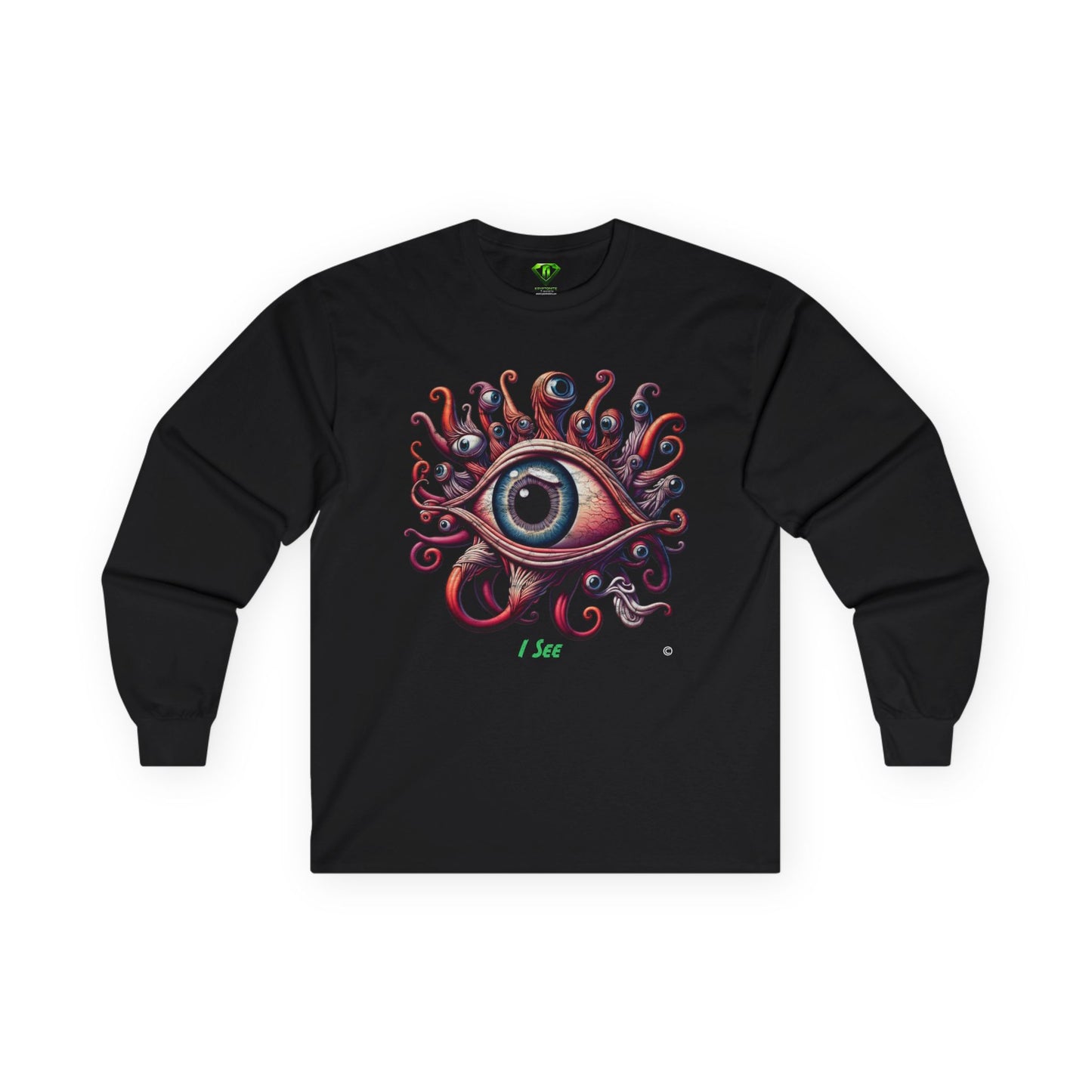 I See Long Sleeve T-shirt, Unisex Tees,