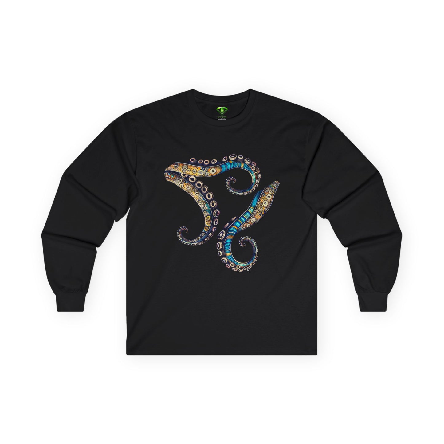 Octopus Arms Long Sleeve T-shirt, Unisex Tees,
