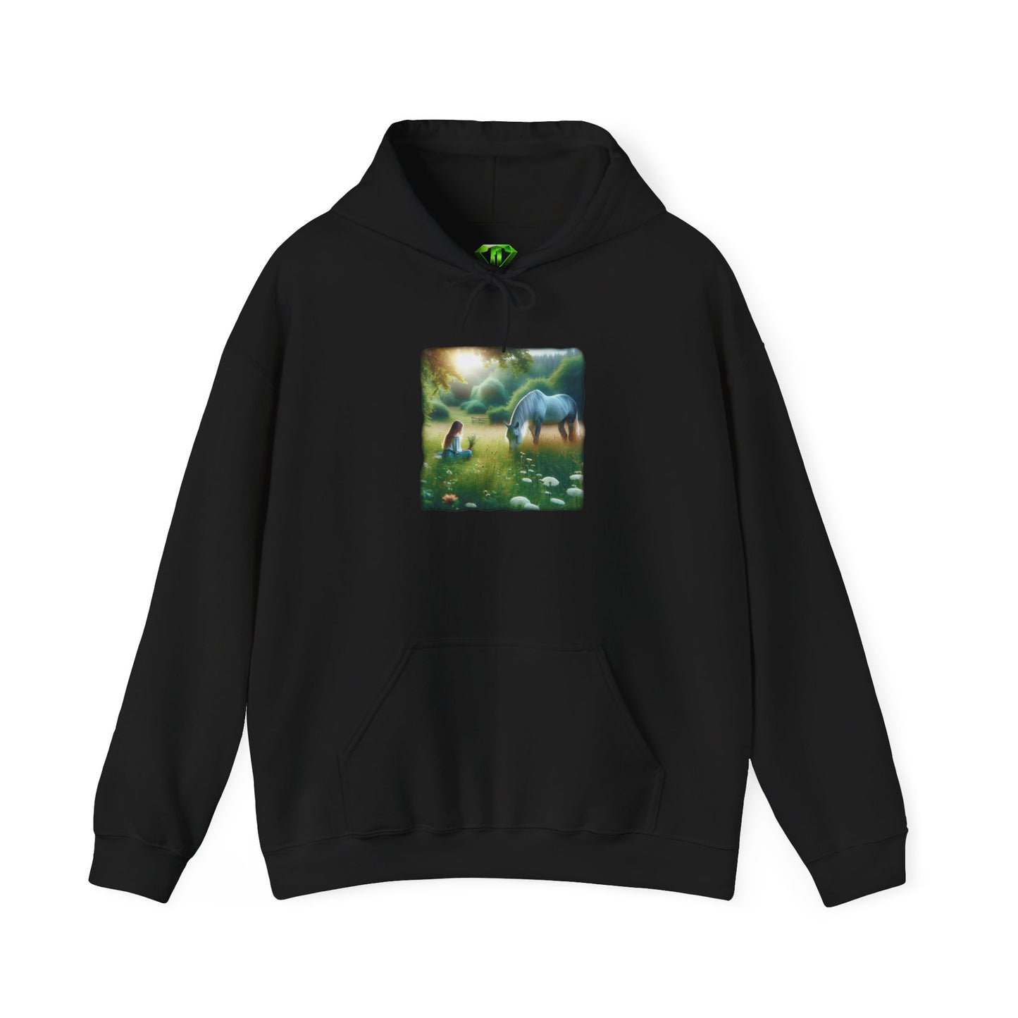 Horse Time, Unisex Gildon Heavy Blend™ Hooded Sweatshirt