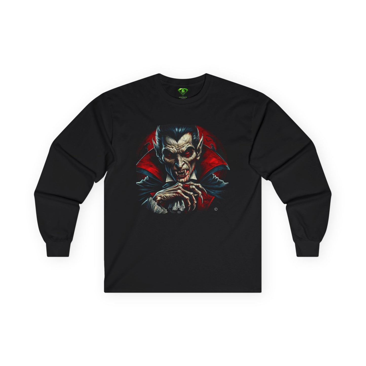 King of Darkness Long Sleeve T-shirt, Unisex Tees,