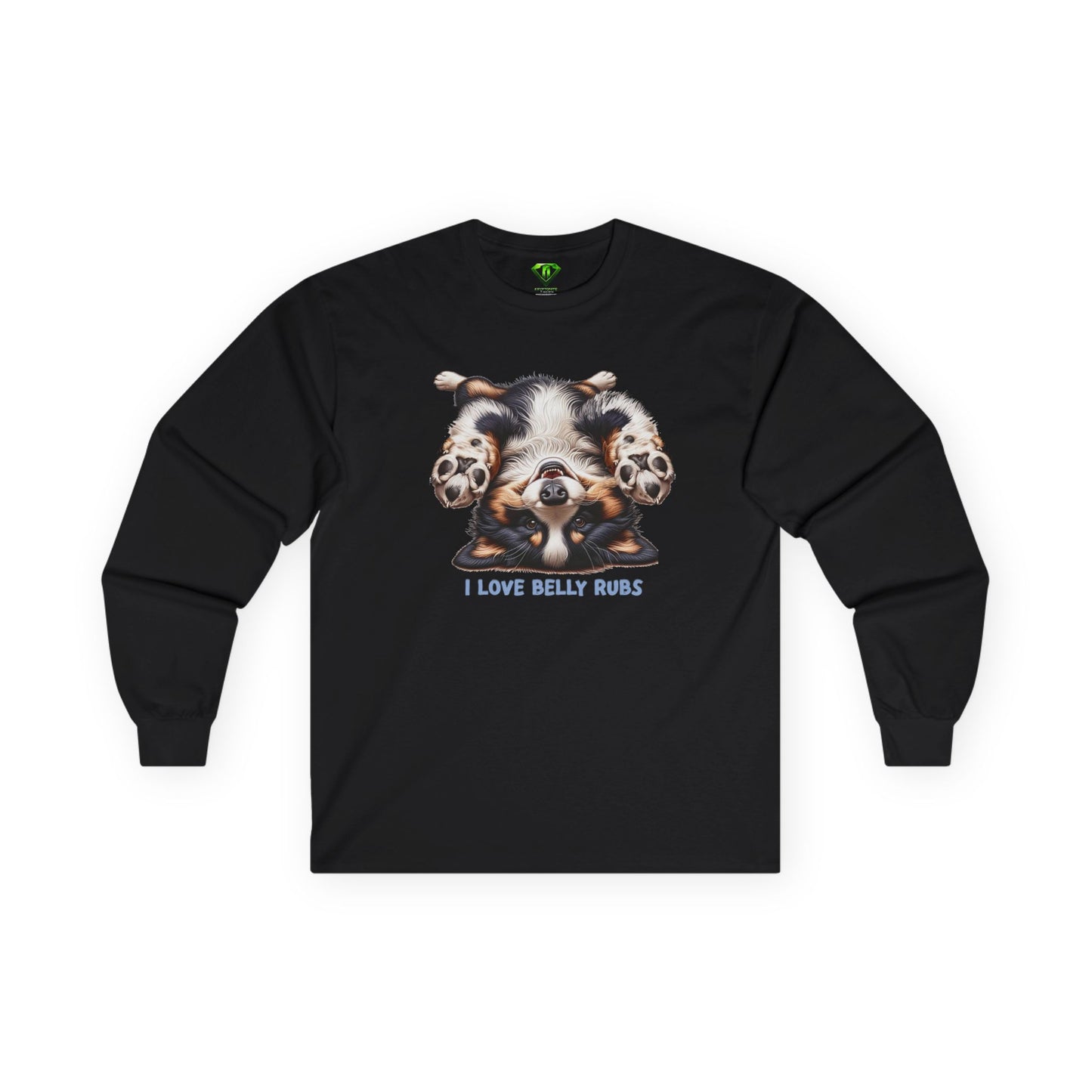I love Belly Rubs, Long Sleeve T-shirt, Unisex Tees,