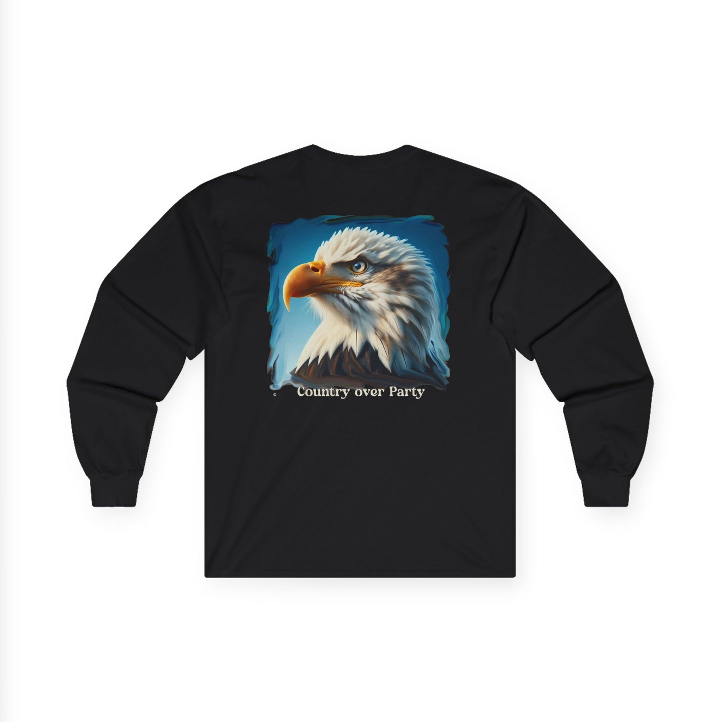 Country over Party Long Sleeve T-shirt, Unisex Tees,