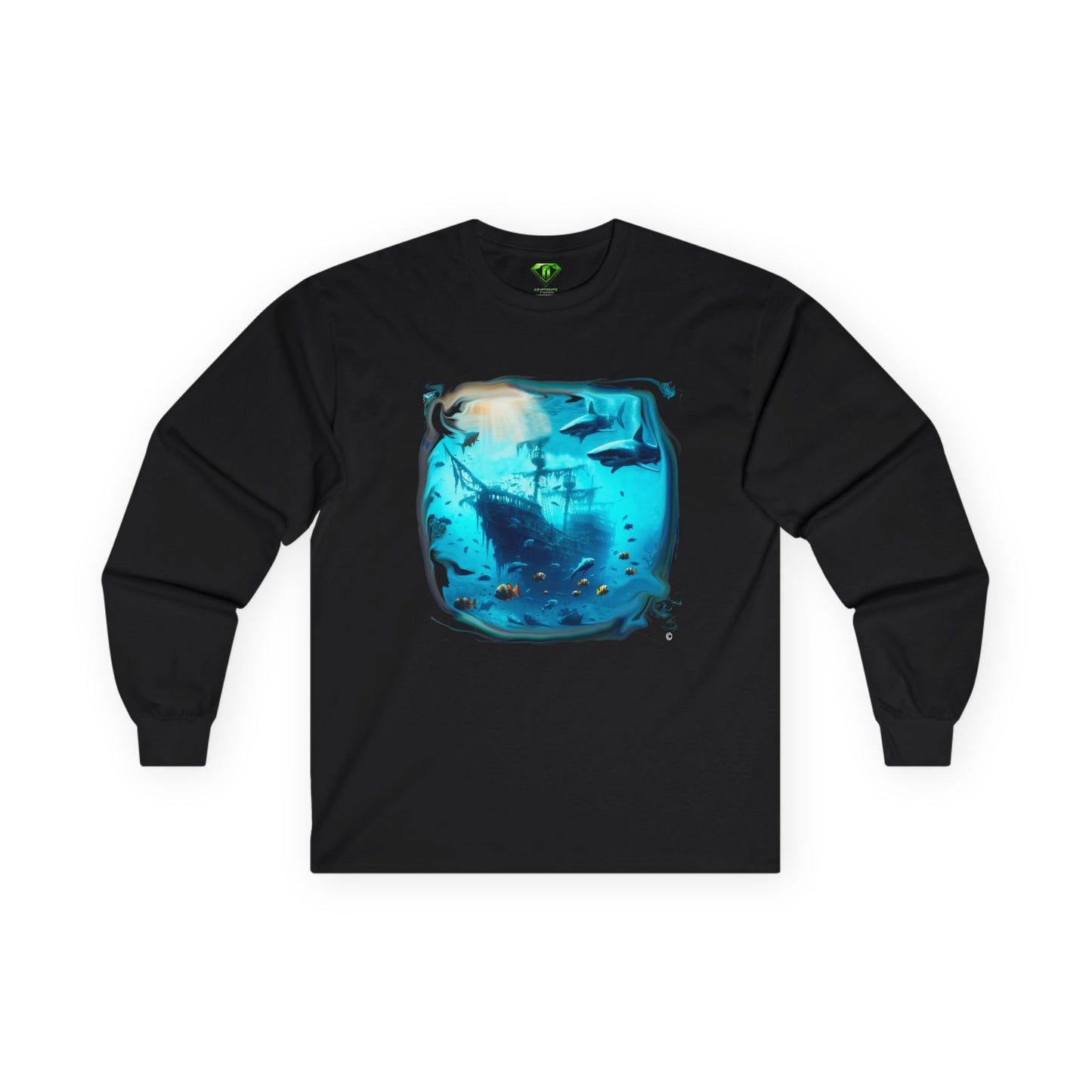 Sunken Ship Long Sleeve T-shirt, Unisex T-shirts,