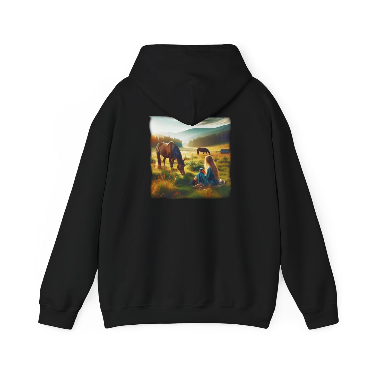 Morning Coffee, Unisex Gildon Heavy Blend™ Hooded Sweatshirt