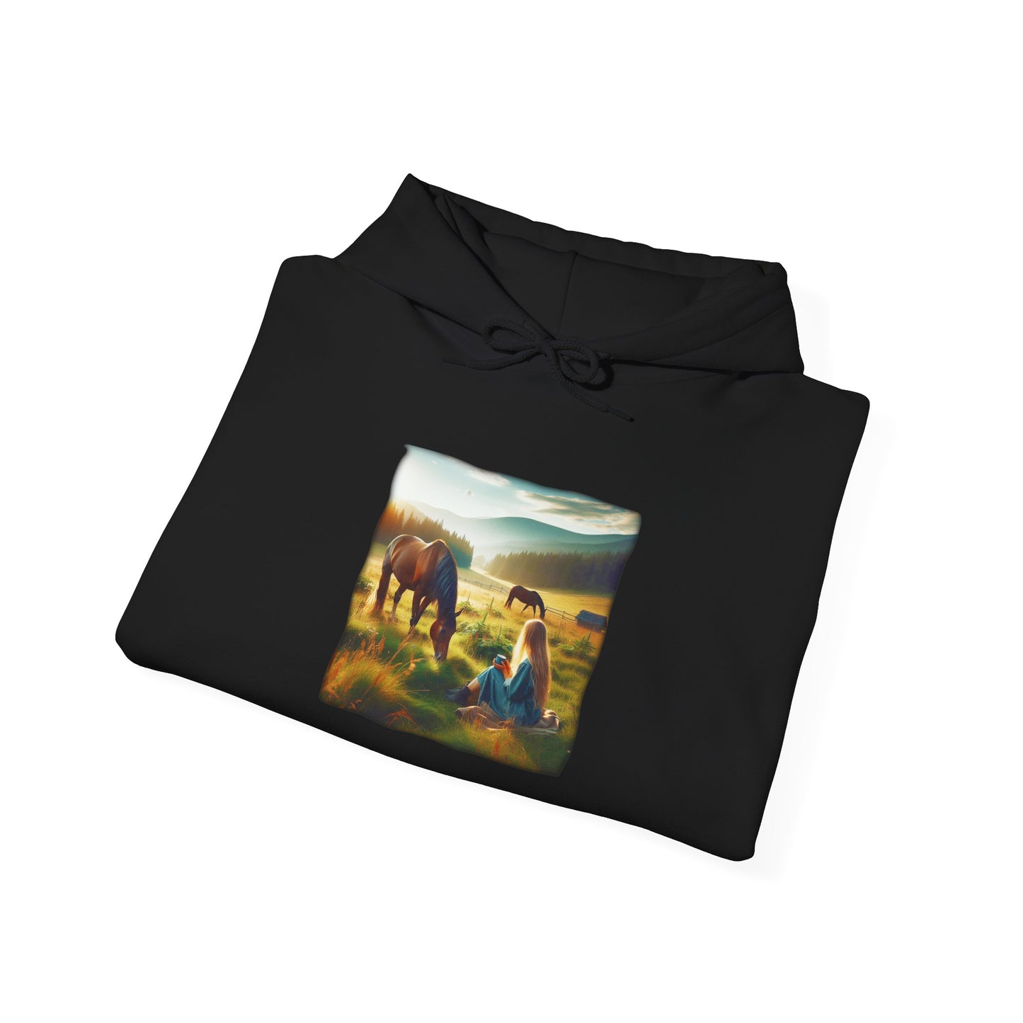 Morning Coffee, Unisex Gildon Heavy Blend™ Hooded Sweatshirt