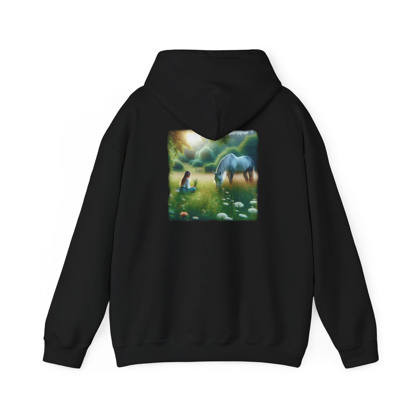 Horse Time, Unisex Gildon Heavy Blend™ Hooded Sweatshirt