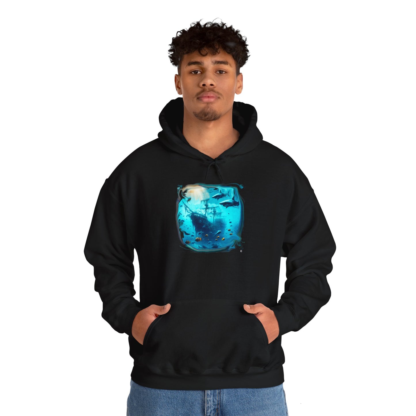 Sunken Ship Hoodie, Unisex Gildon Heavy Blend™ Hooded Sweatshirt