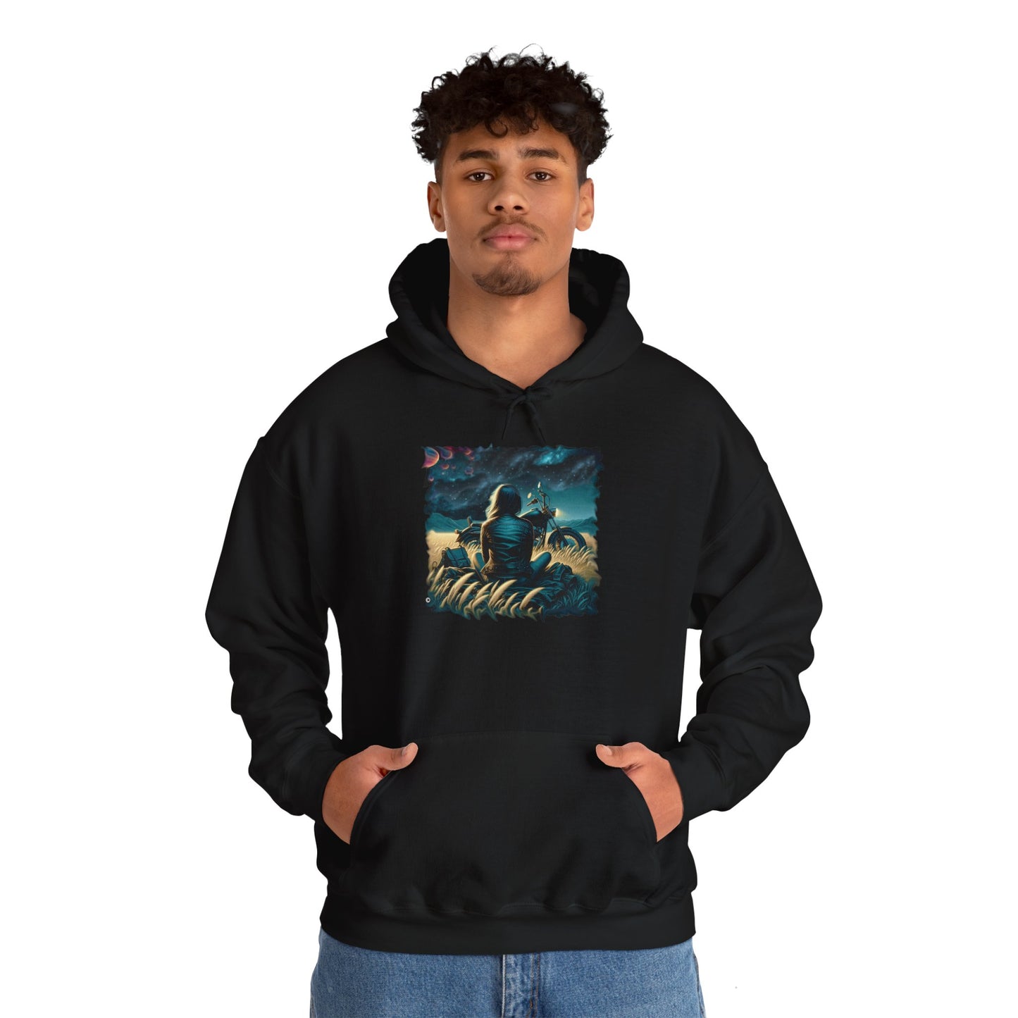 Peaceful Hoodie, Unisex Gildon Heavy Blend™ Hooded Sweatshirt