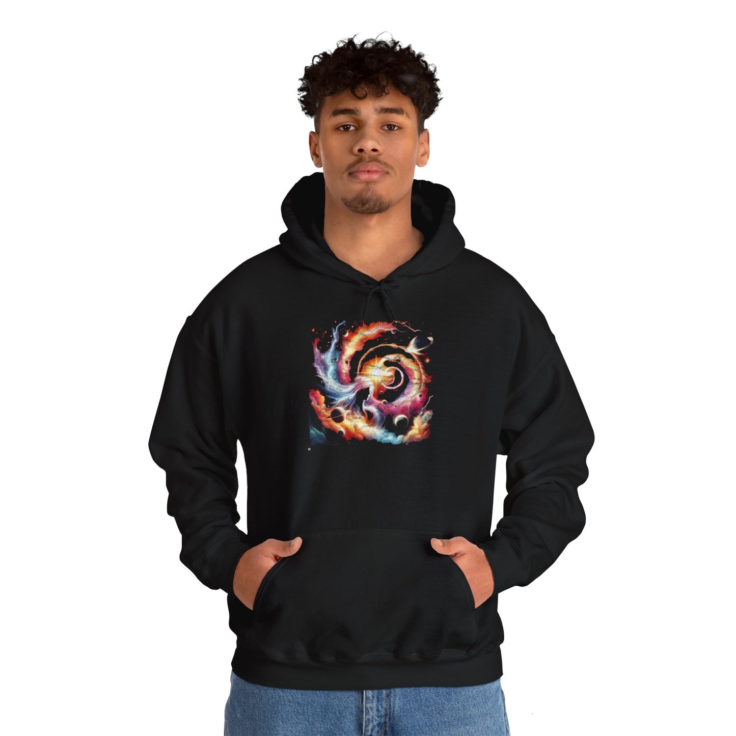 Stardust Echo Hoodie, Unisex Gildon Heavy Blend™ Hooded Sweatshirt