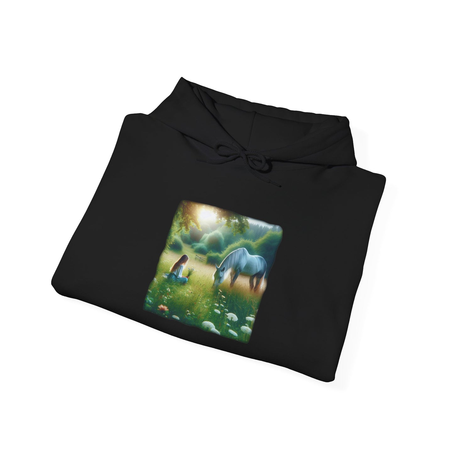 Horse Time, Unisex Gildon Heavy Blend™ Hooded Sweatshirt