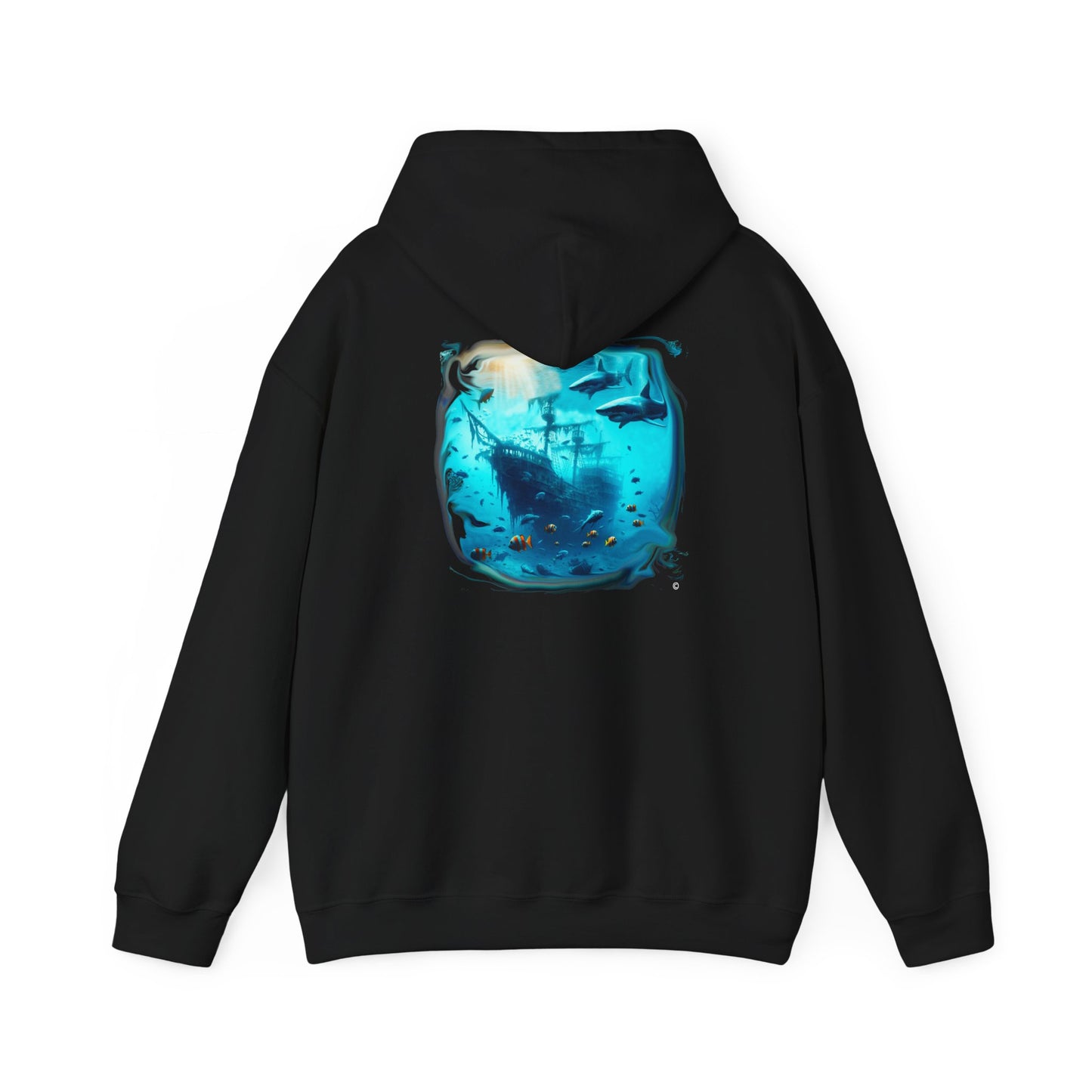 Sunken Ship Hoodie, Unisex Gildon Heavy Blend™ Hooded Sweatshirt