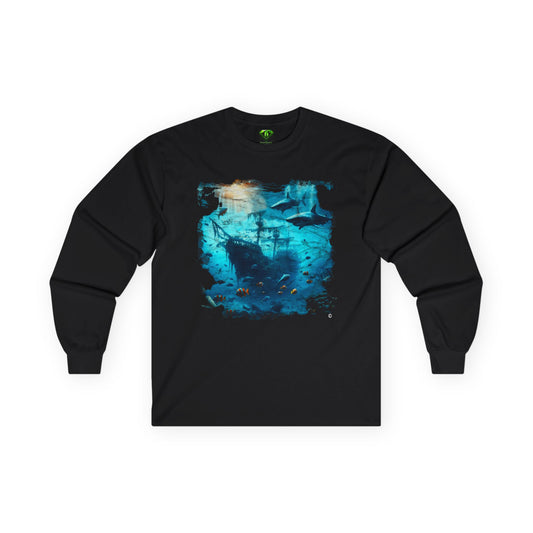 Sunken Ship Long Sleeve T-shirt, Unisex T-shirts,