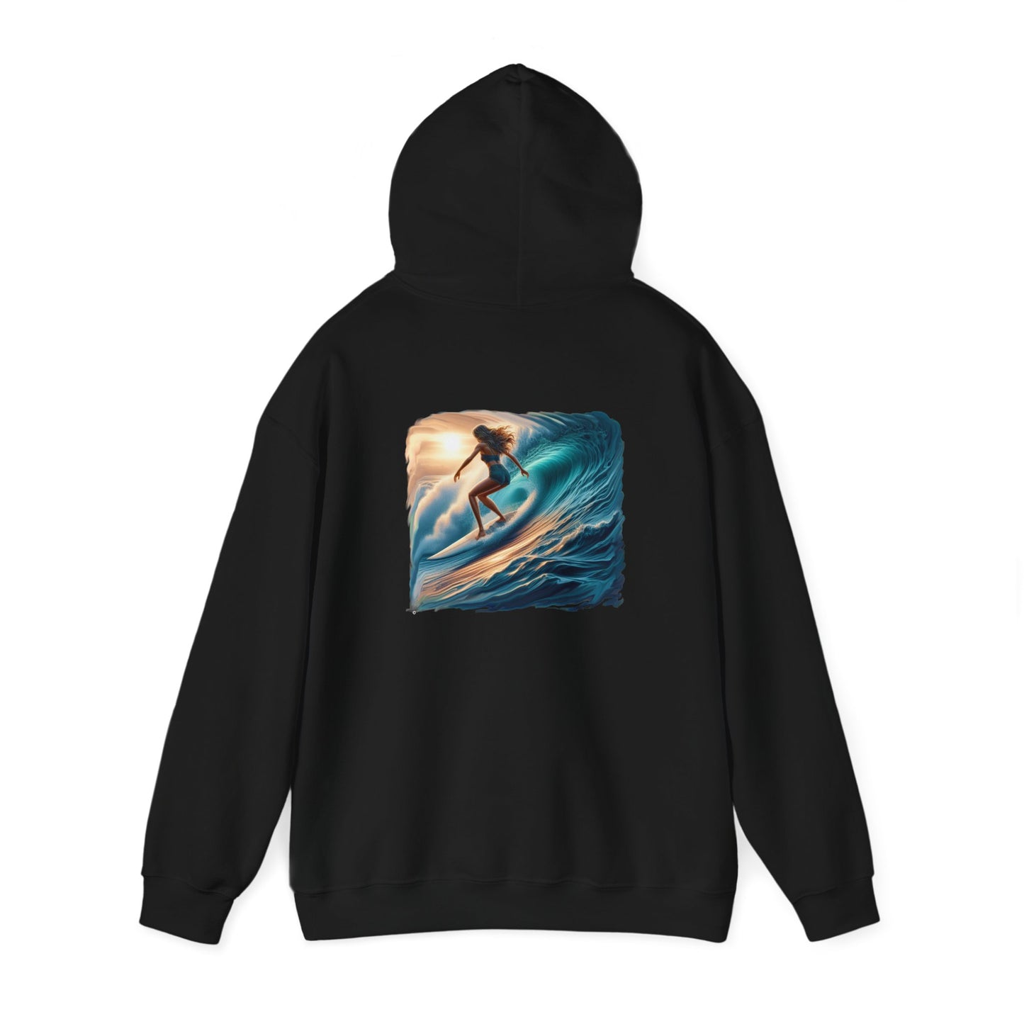 Wave Rider, Unisex Gildon Heavy Blend™ Hooded Sweatshirt