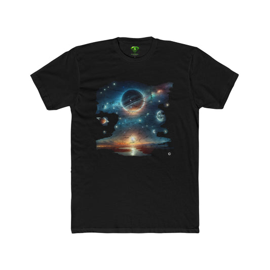 Sun Set in Space T-shirt, Unisex Tees,