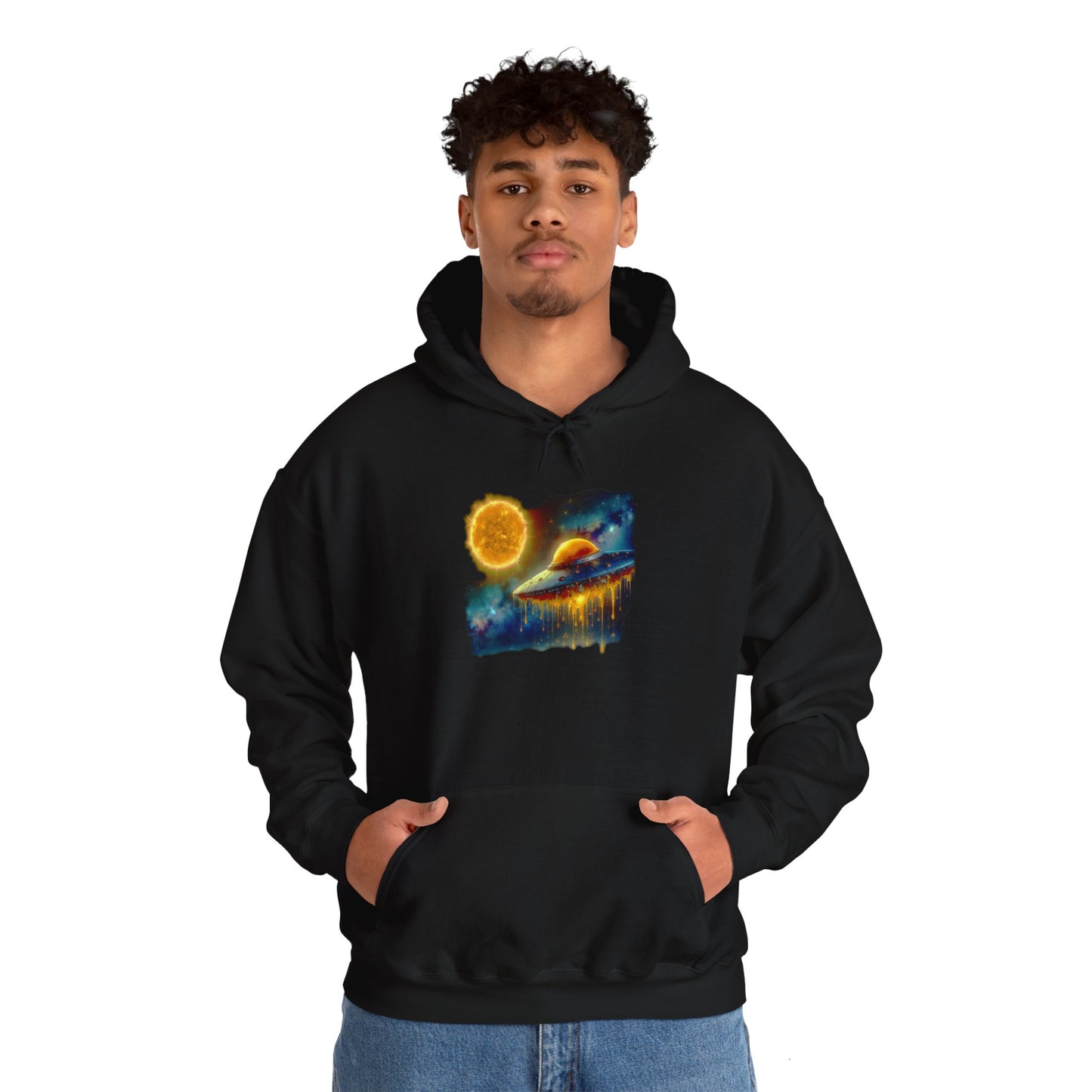 Melting, Unisex Gildon Heavy Blend™ Hooded Sweatshirt,