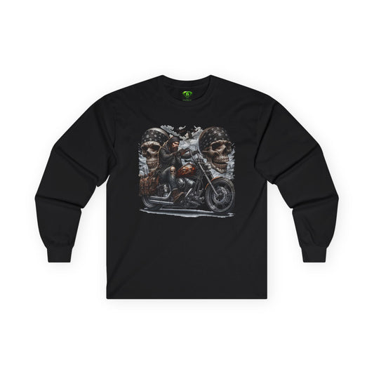 American Biker Long Sleeve T-Shirt, Unisex Tees,