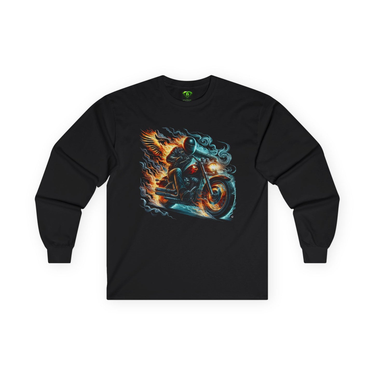 Ghost Rider Long Sleeve T-shirt, Unisex Tees,