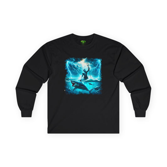 Neptune Summons Storm Long Sleeve T-shirt, Unisex Tees,