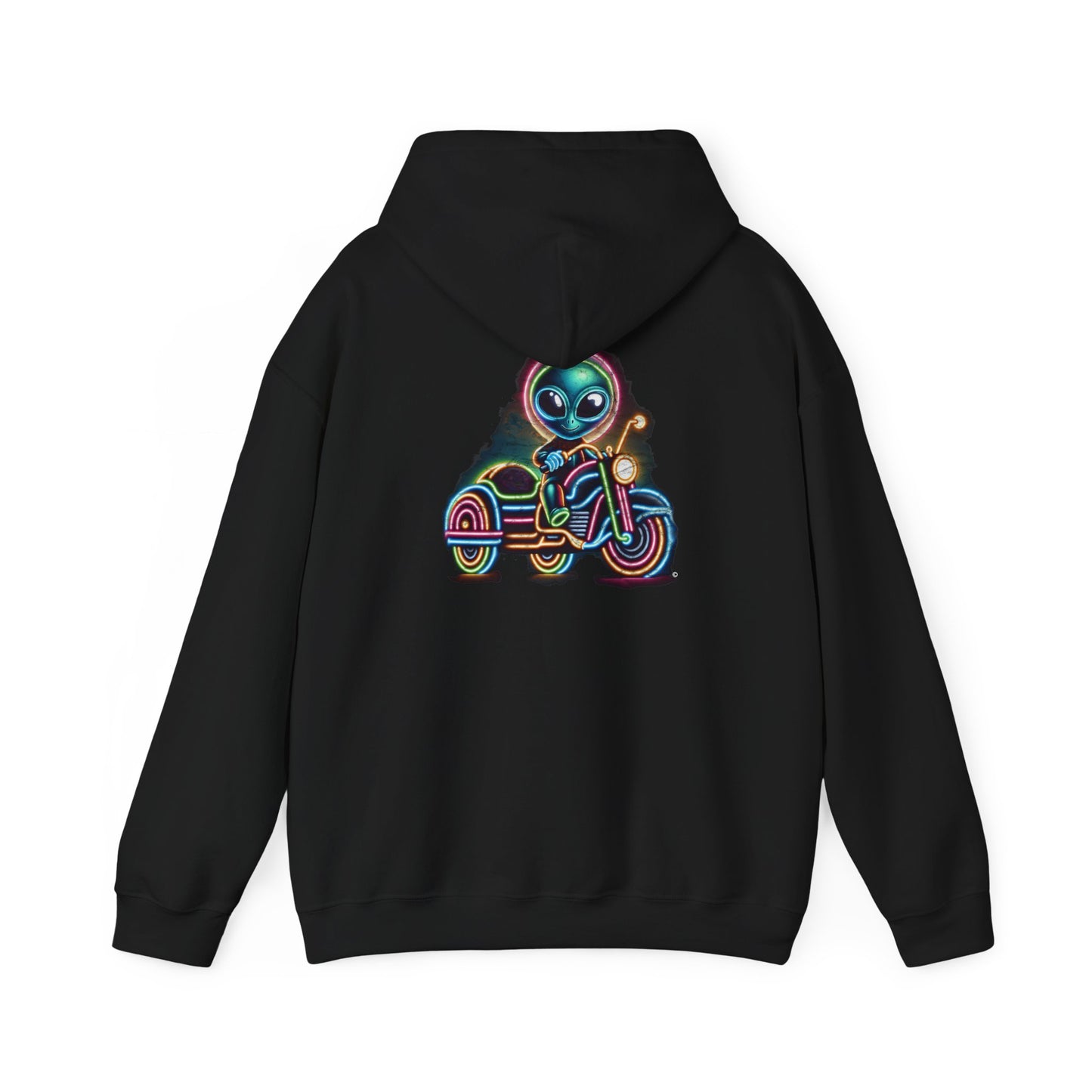 Alien Trike Hoodie, Unisex Gildon Heavy Blend™ Hooded Sweatshirt