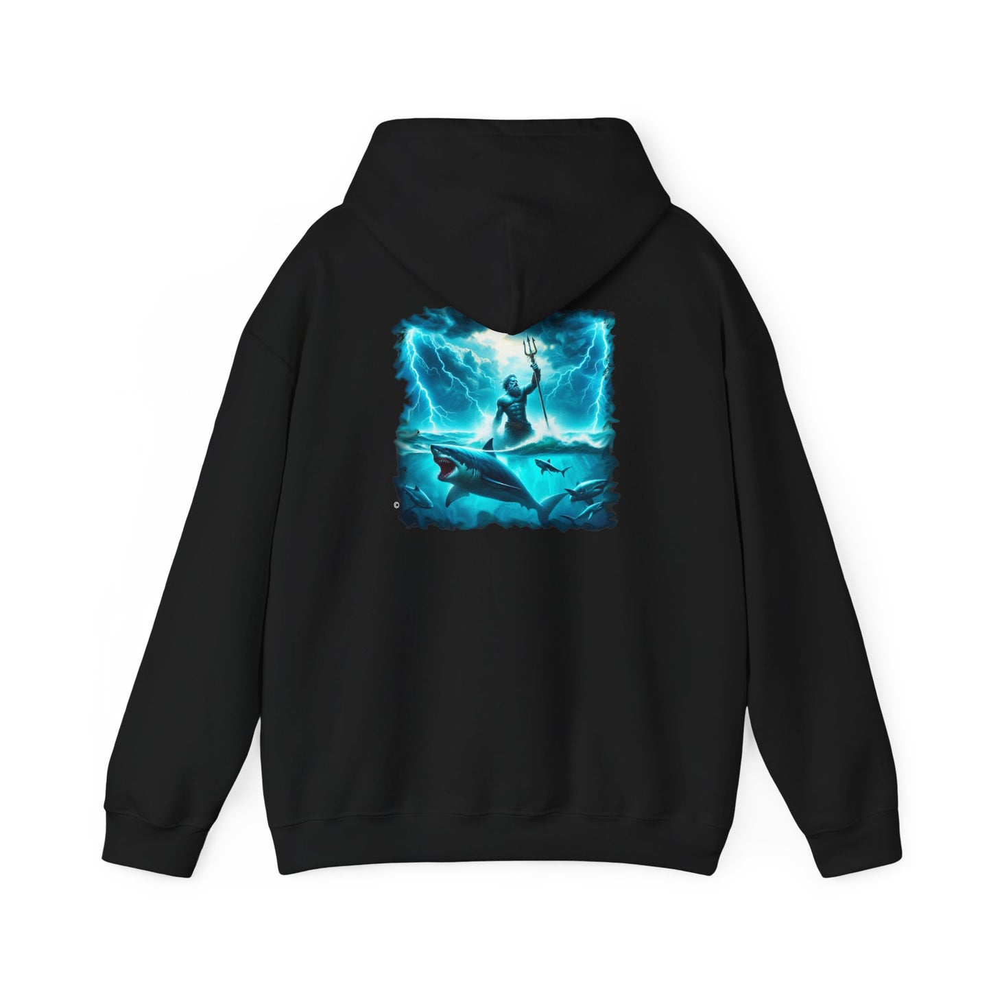 Neptune Summons Storm Hoodie, Unisex Gildon Heavy Blend™ Hooded Sweatshirt