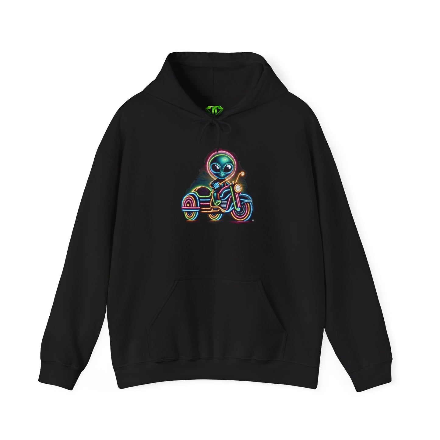 Alien Trike Hoodie, Unisex Gildon Heavy Blend™ Hooded Sweatshirt