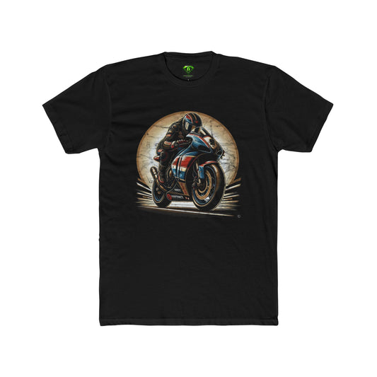 Number 9 American Track Rider T-shirt, Unisex Tees,