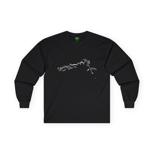 Motorcycle Long Sleeve T-shirt, Unisex Tees,