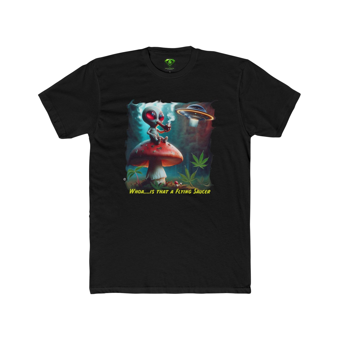 Whoa! Flying Saucer T-shirt, Unisex Tees,