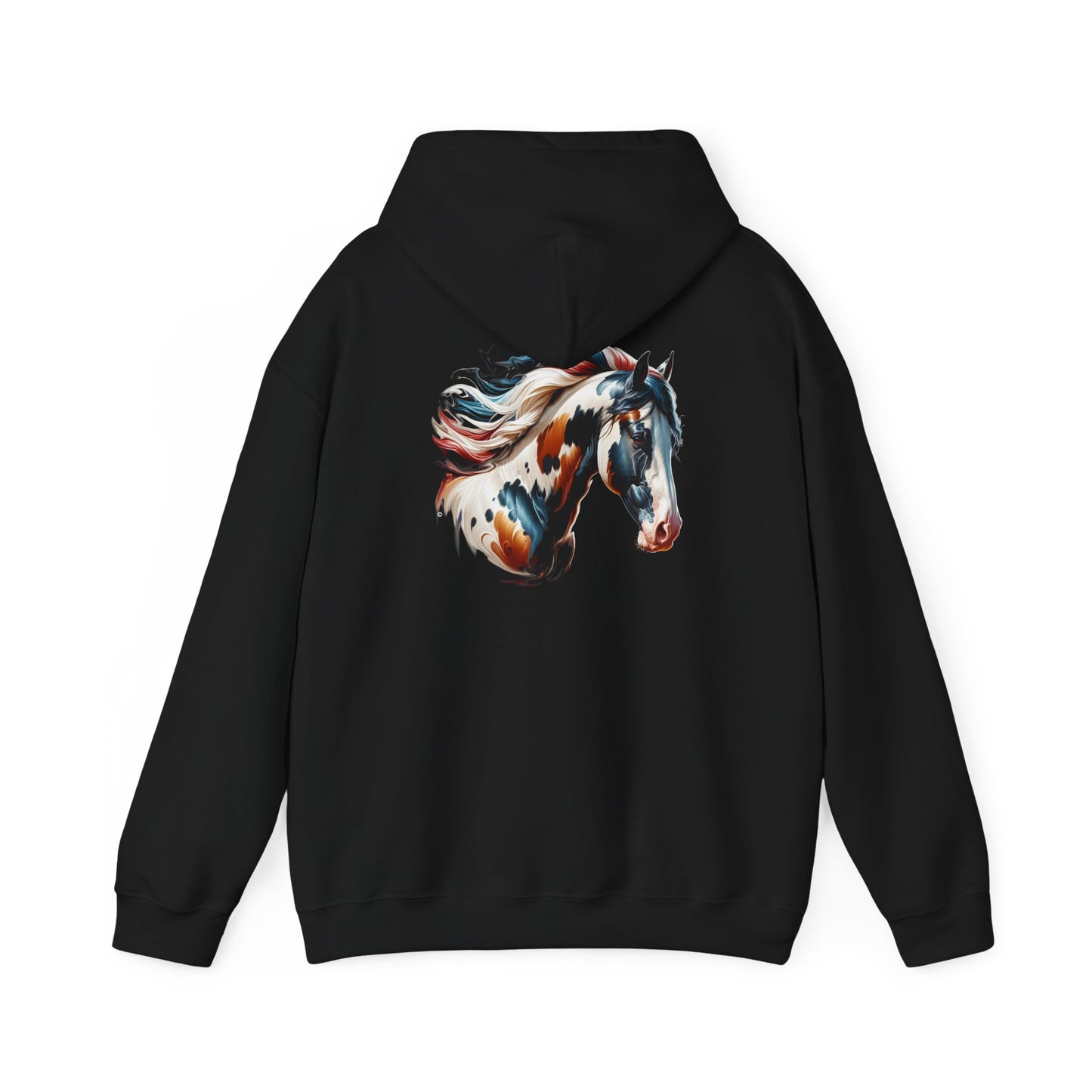 Paint Horse Hoodie, Unisex Gildon Heavy Blend™ Hooded Sweatshirt