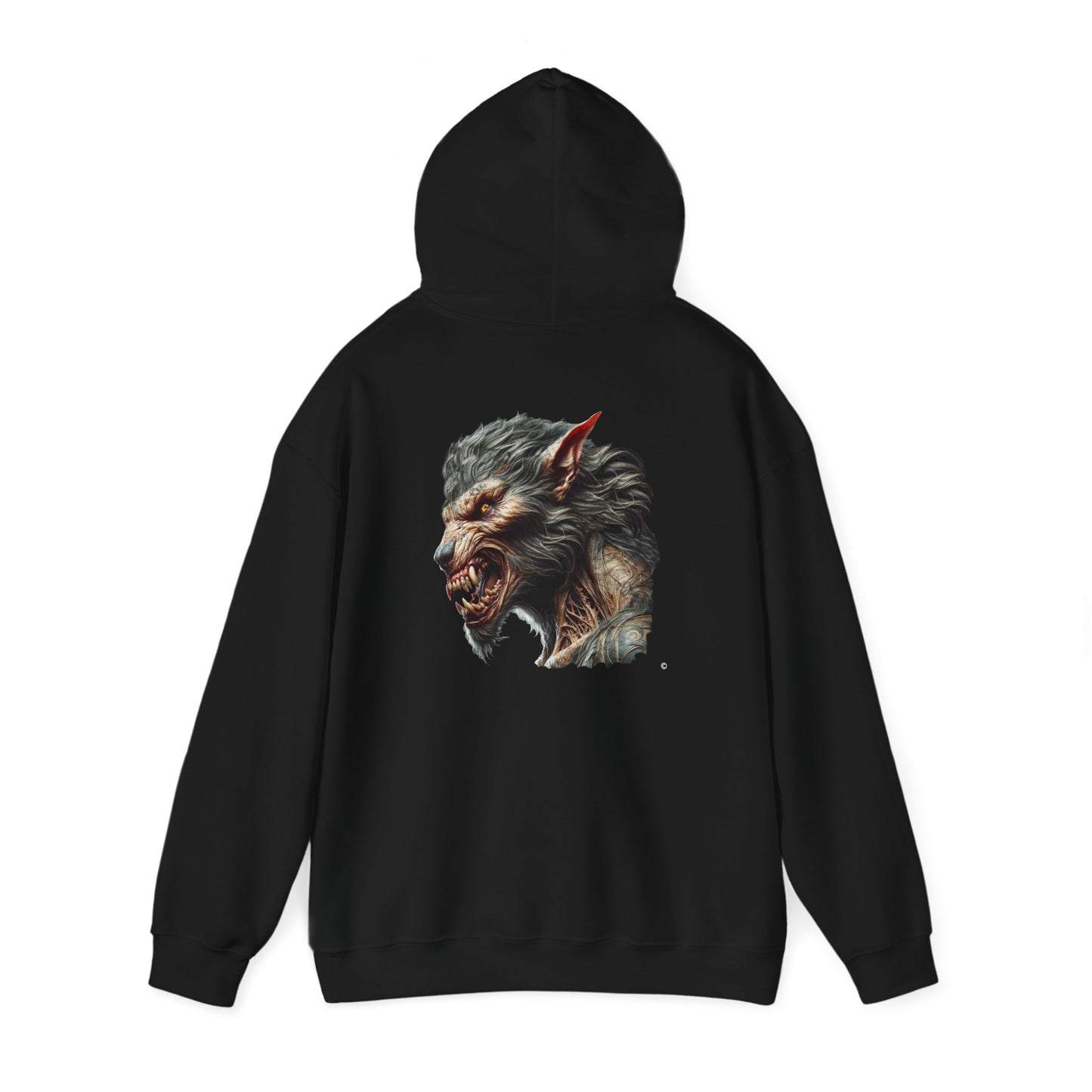 Hungry Werewolf Hoodie, Unisex Gildon Heavy Blend™ Hooded Sweatshirt