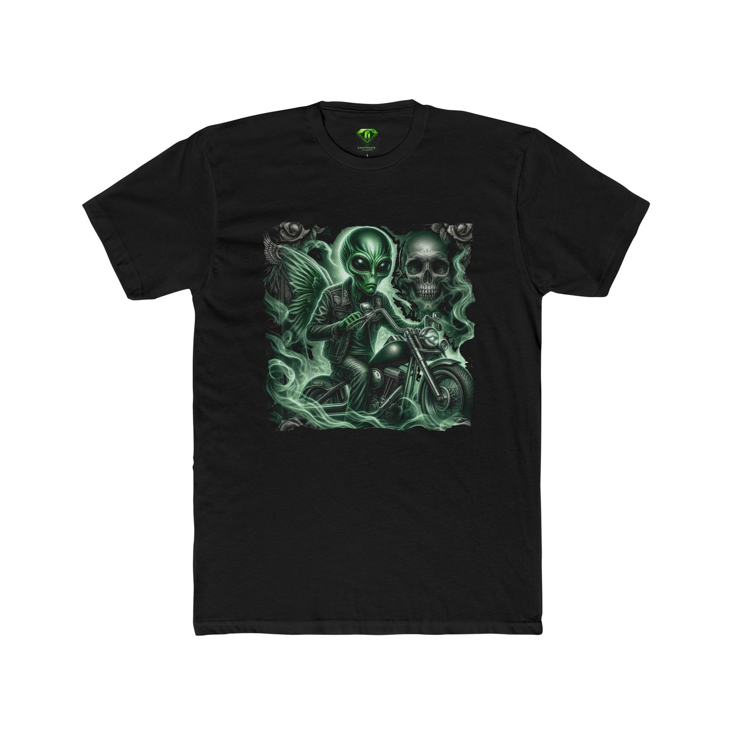 Bad ass Alien Biker T-shirt, Unisex Tees,