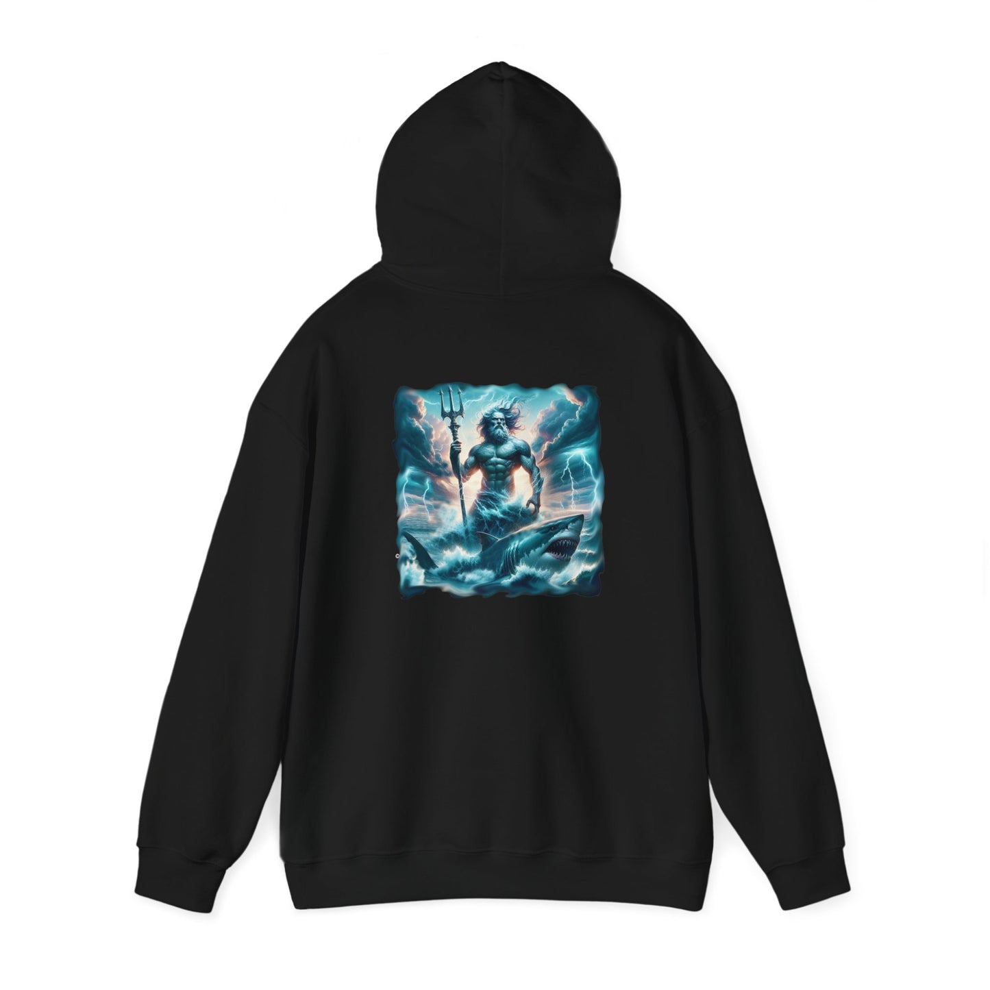 Neptunes Shark Hoodie, Unisex Gildon Heavy Blend™ Hooded Sweatshirt