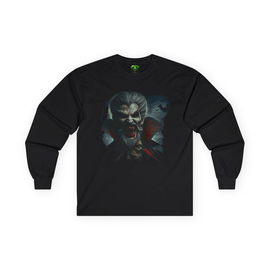 Dracula Long Sleeve T-shirt, Unisex Tees,