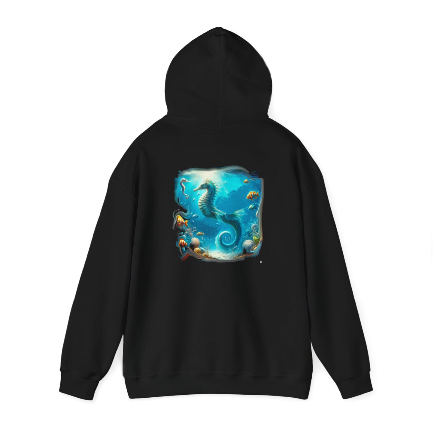 Sea Horse Hoodie, Unisex Gildon Heavy Blend™ Hooded Sweatshirt