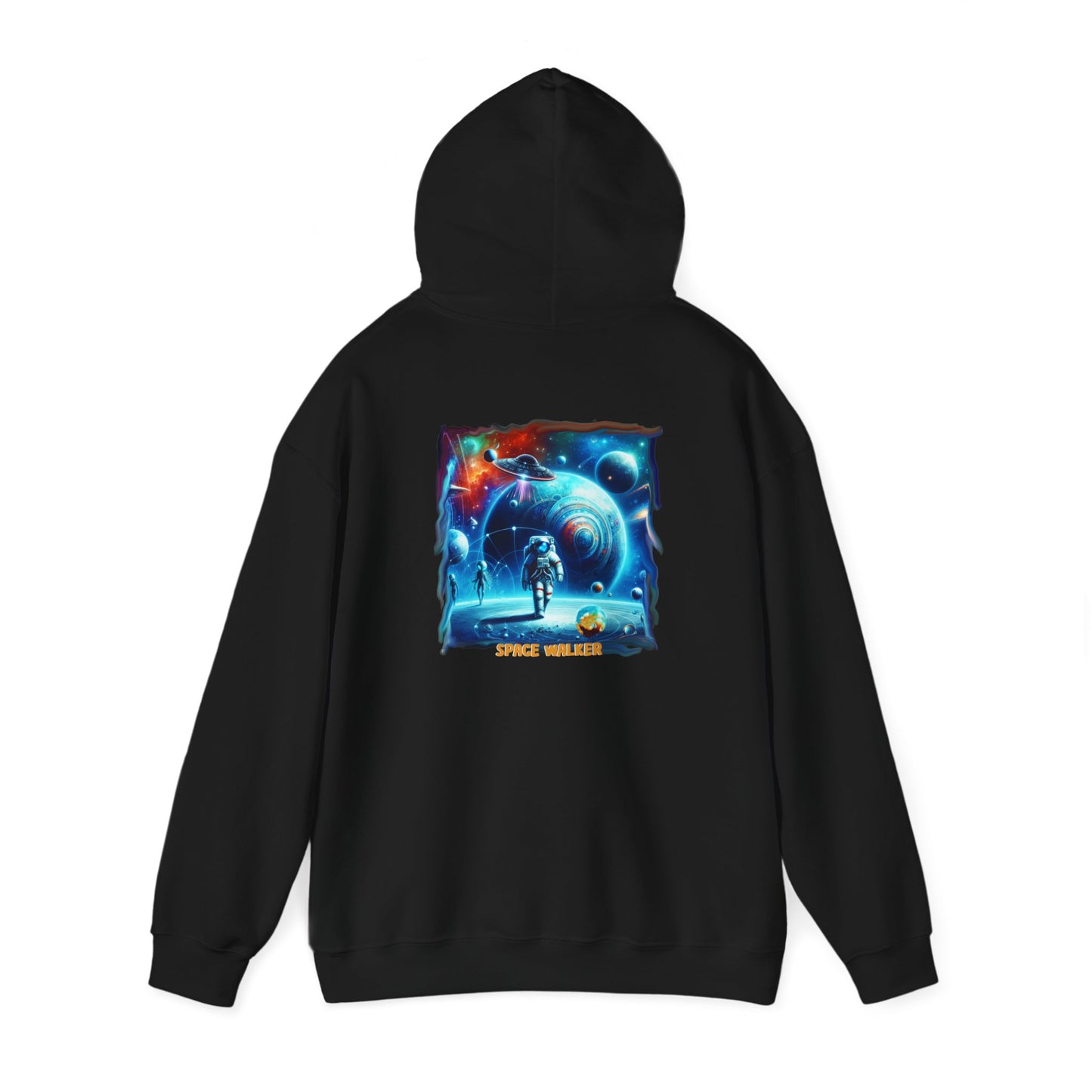 Space Walker Hoodie, Unisex Gildon Heavy Blend™ Hooded Sweatshirt