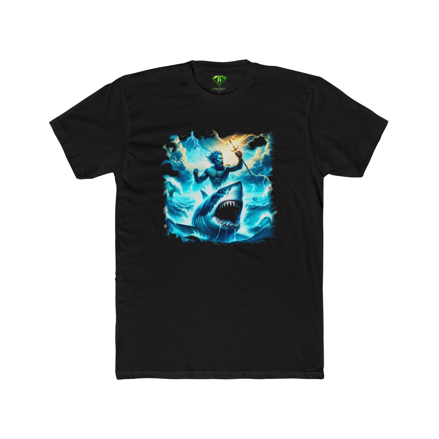 Angry Neptune T-shirt, Unisex T-shirts,