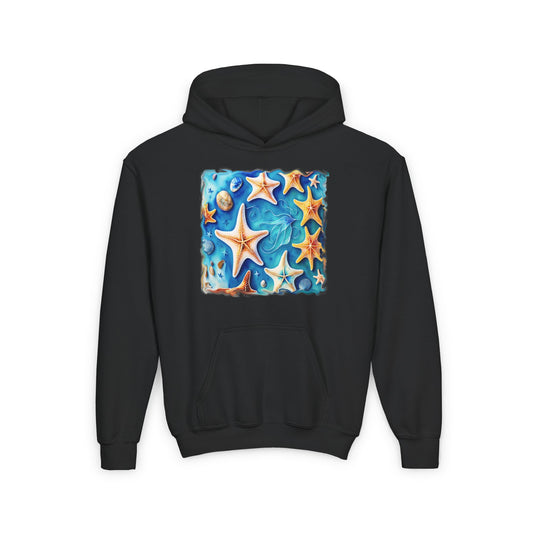 Star Fishes, Youth Unisex Hoodie