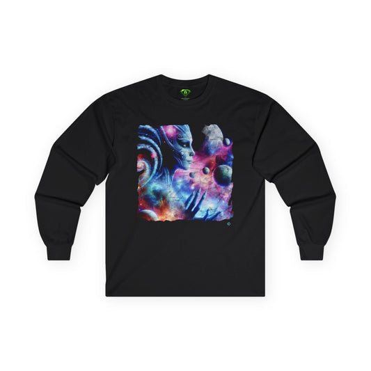 Luna Female Alien Long Sleeve T-shirt, Unisex Tees,