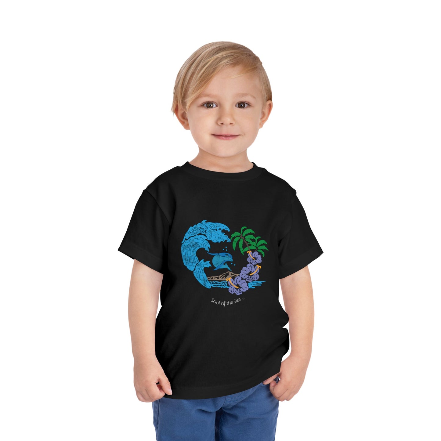 Jumping Dolphin, Short Sleeve Tee, Tees for Kids, Unisex tees