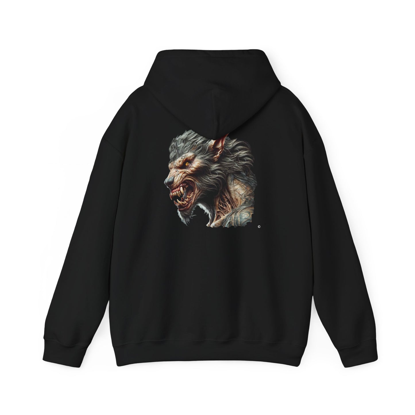 Hungry Werewolf Hoodie, Unisex Gildon Heavy Blend™ Hooded Sweatshirt