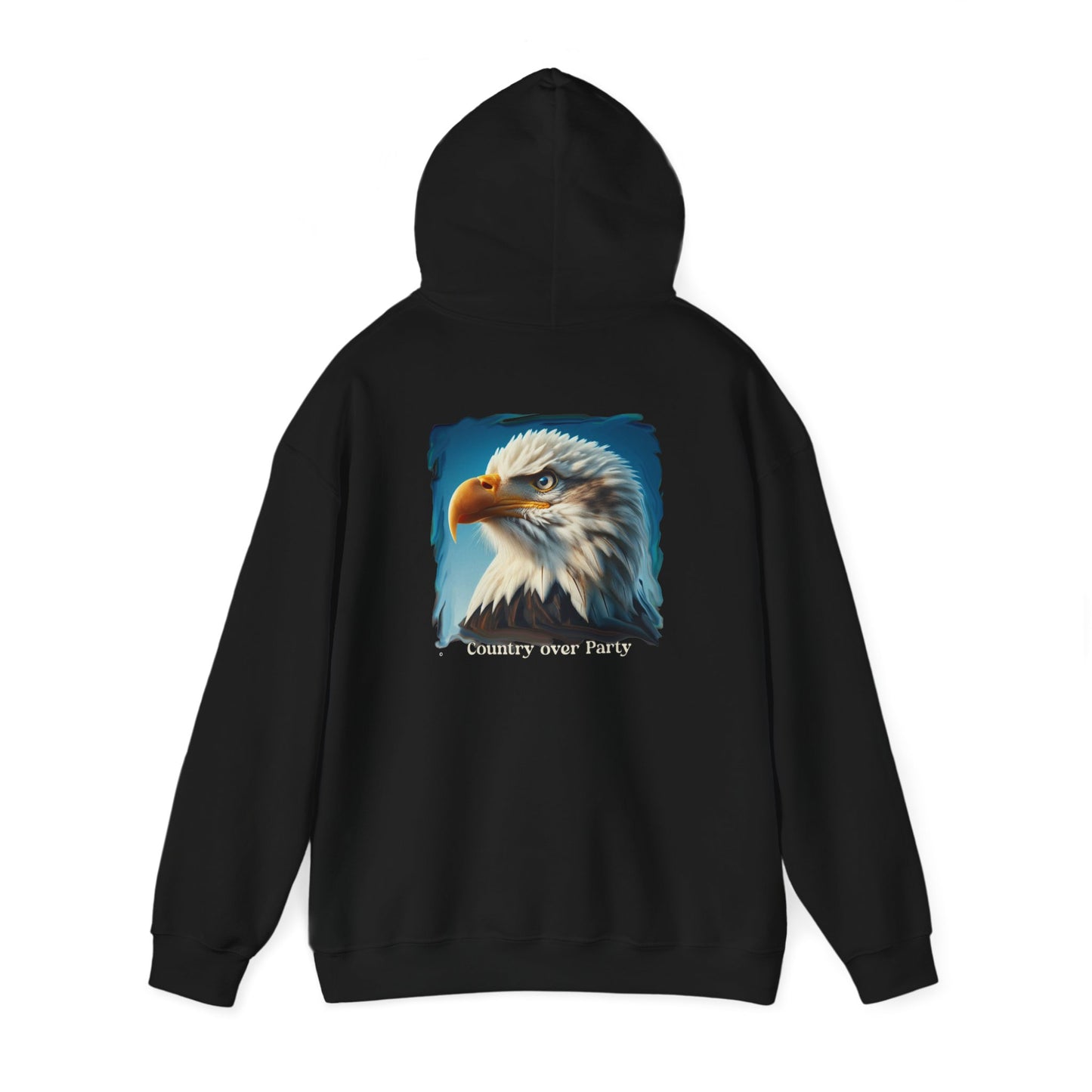 Country over Party, Unisex Gildon Heavy Blend™ Hooded Sweatshirt