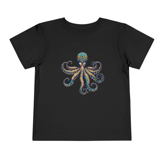 Colorful Octopus, Short Sleeve Tee, Tee for Kids, Unisex tees