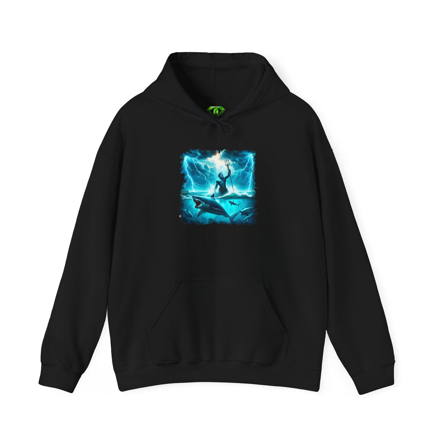 Neptune Summons Storm Hoodie, Unisex Gildon Heavy Blend™ Hooded Sweatshirt